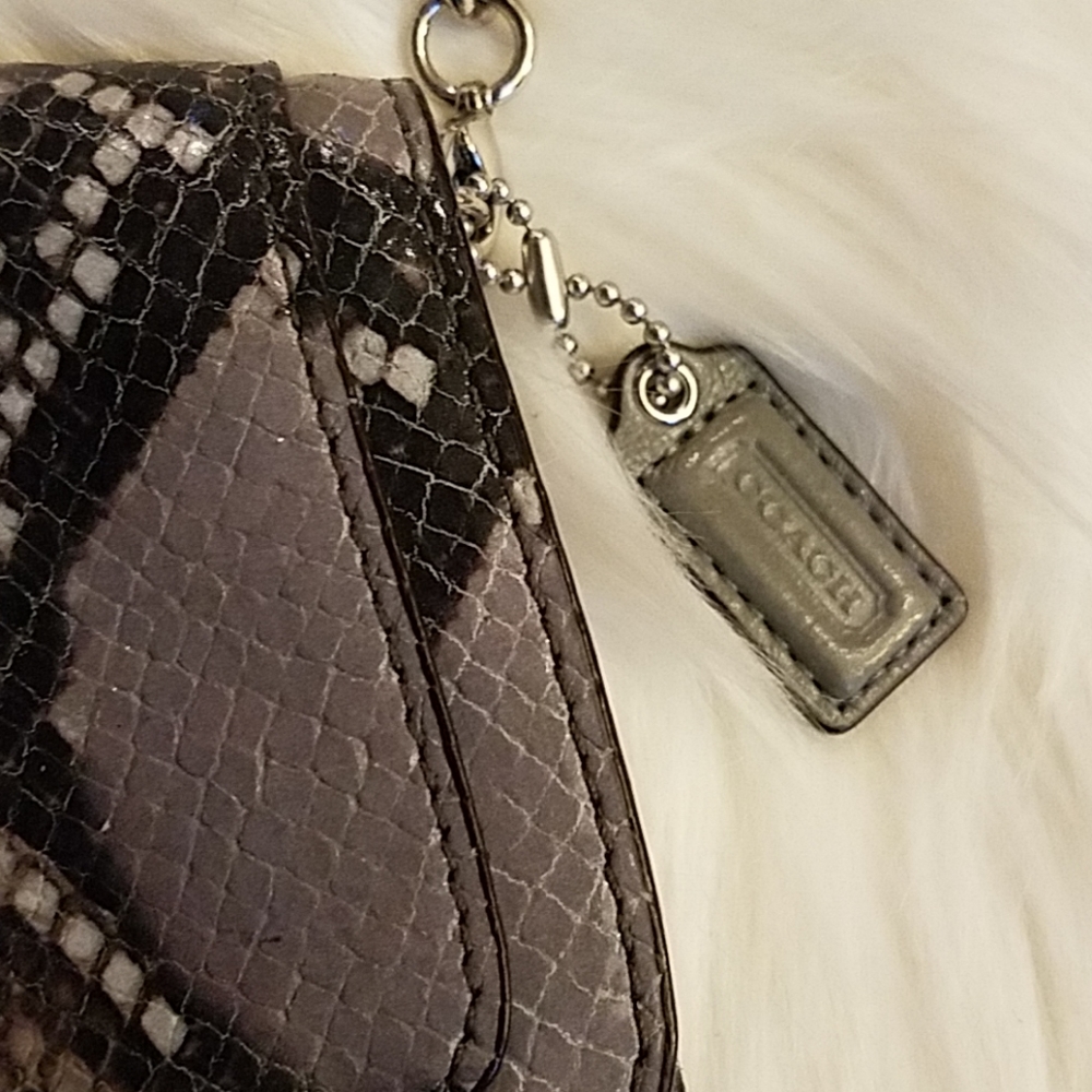 Coach Kirsten Embossed Python Crossbody - image 4